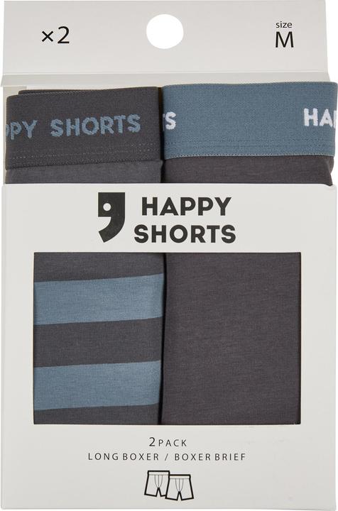 Produktbild Happy shorts Langer Boxer Jersey Boxer Briefs (XXL, 2er Pack)