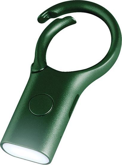 Lexon Nomaday Brelok z latarką ciemnozielony/dark green LL136DG1