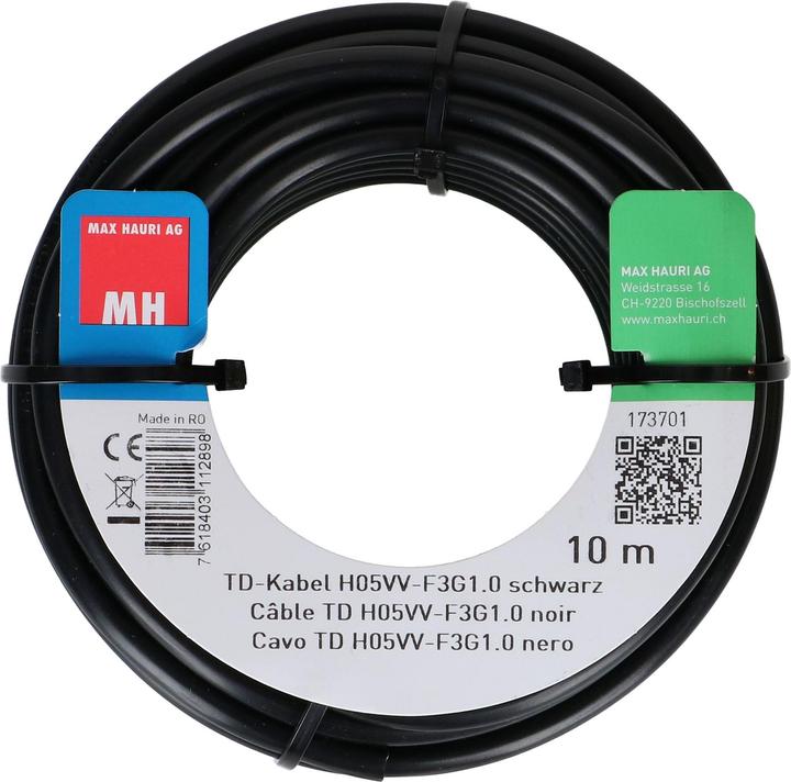 Produktbild Max Hauri TD-Kabel H05VV-F3G1.0 (10 m)