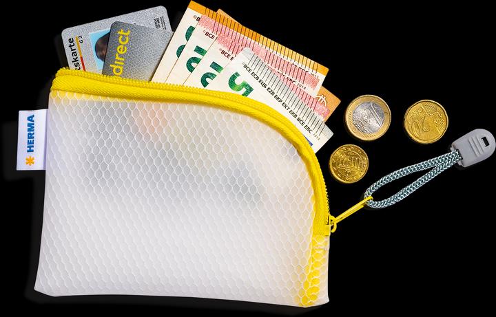 Actual product image HERMA A7 zip pocket