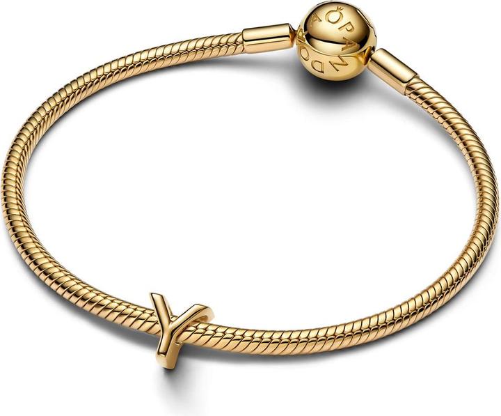 Produktbild Pandora Alphabet-Mini-Charm: Ihre Persönliche Botschaft (Metall, Vergoldet)