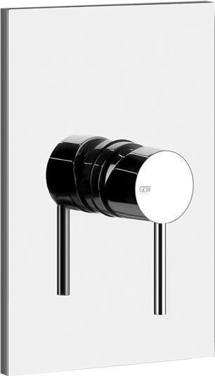 Gessi Emporio Via Tortona finish-mount set single-lever mixer, without diverter, for bath/shower, 44