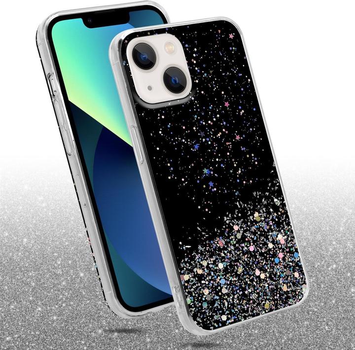 Image du produit Cadorabo Couverture TPU paillettes scintillantes (Apple iPhone 13)