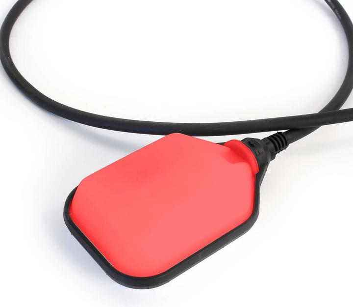 Produktbild XPOtool Aquastop Schwimmerschalter Teiche 5m Kabel Leerpumpschutz schwarz-rot