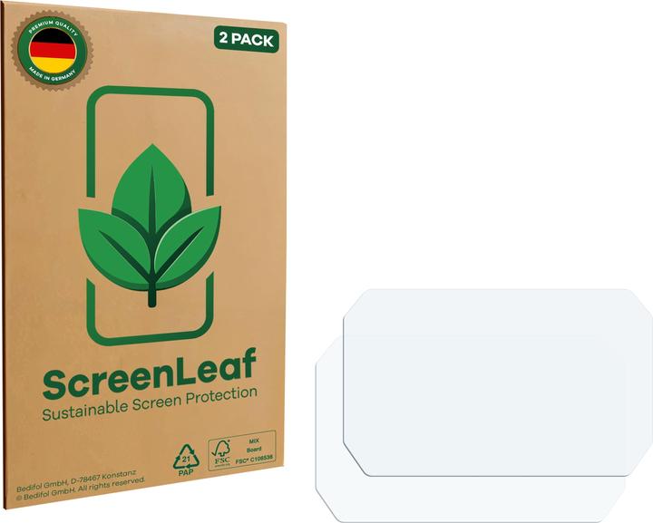 Produktbild ScreenLeaf Schutzfolie nachhaltiger Displayschutz Display Schutz Folie Klar Transparent