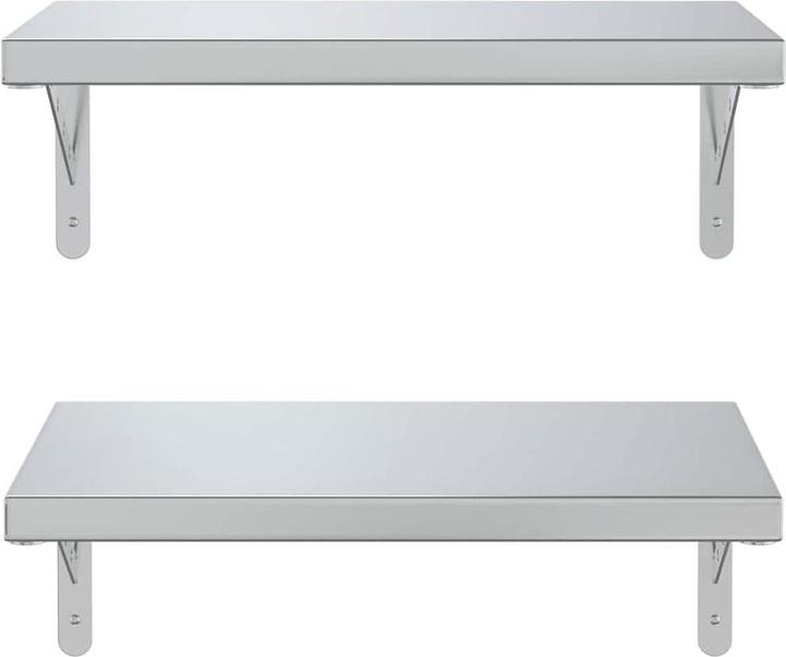 Actual product image VidaXL Wall shelves 2 pcs. 50 x 30 cm Noble (50 x 30 x 3 cm)