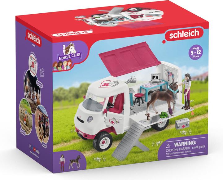 Produktbild Schleich Mobile Tierärztin mit Hannoveraner Fohlen