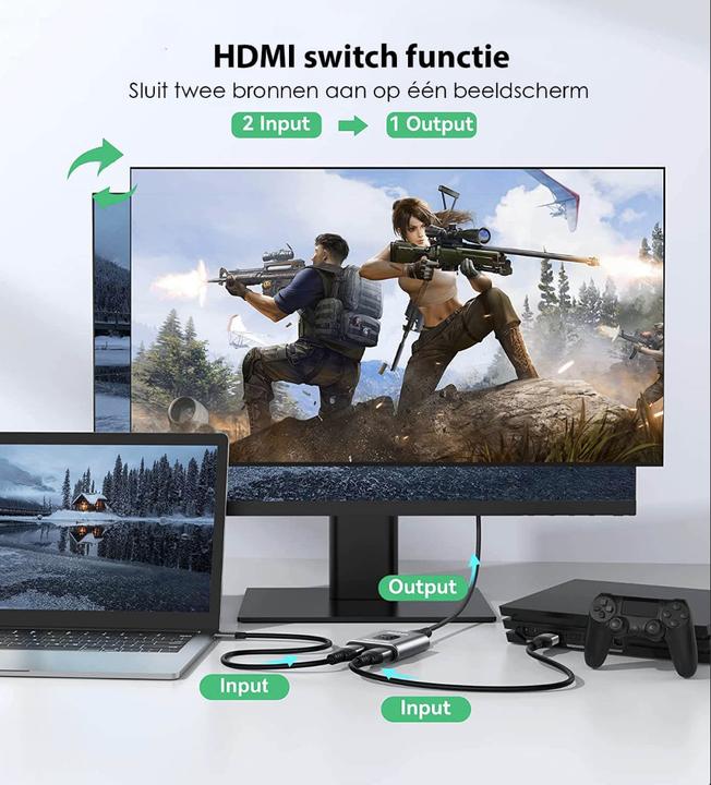 Produktbild Novidarte HDMI-Switcher 2-in-1 Ausgang
