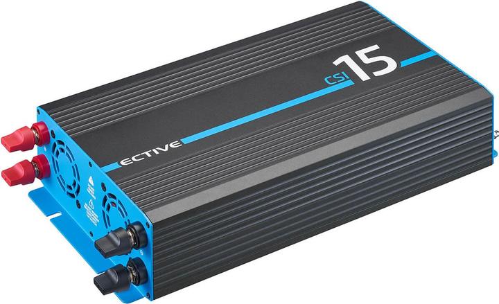 Actual product image Ective CSI 15 Sinus-Wechselrichter 1500W 12V mit Netzvorrangschaltung und Ladegerät (CH-Stecker)