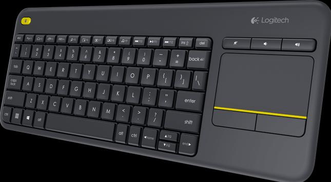 Actual product image Logitech K400 Plus (Eng. Int., Wireless)