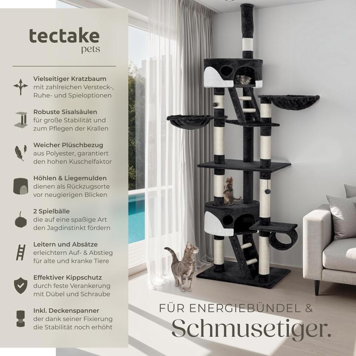 Produktbild tectake Hansi (260 cm, Schwarz, Weiss)