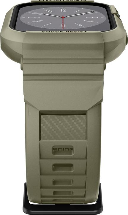 Produktbild Spigen RUGGED ARMOR?PRO? APPLE WATCH 4 / 5 / 6 / 7 / 8 / SE (44 / 45 MM) VINTAGE KHAKI (44 mm, 45 mm, Thermoplastisches Polyurethan (TPU))