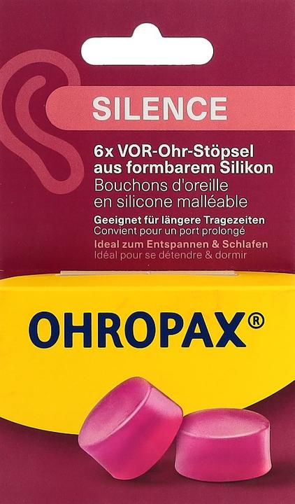 Image du produit Ohropax Silicon PINK (6 x)