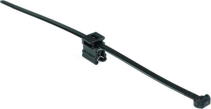 Actual product image HellermannTyton T30REC4B-PA66HS/PA66HIRHS-BK (500) Cable tie 150x3,5mm 150-76080 (Metal cable ties, 148 mm, 500 pcs.)