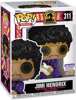 Actual product image Funko POP! Jimi Hendrix (Purple Haze) Exclusive Summer Convention 2023