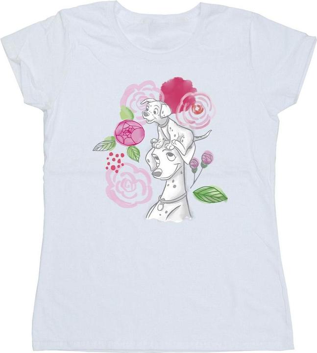 Disney 101 Dalmatians Flowers TShirt (XL)