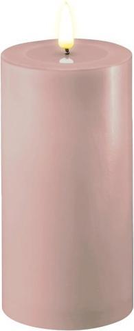 Produktbild Deluxe Homeart Stumpenkerze LED - Rosé 7,5 x 15 cm (1 x)