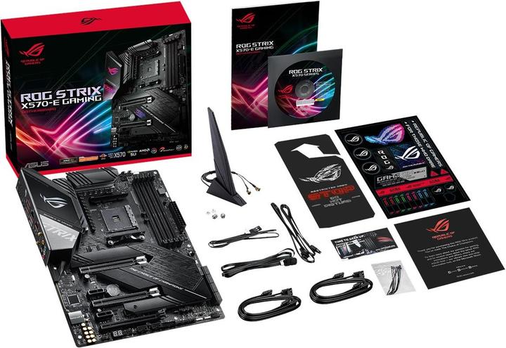 Actual product image ASUS Rog Strix X570-E Gaming (AM4, AMD X570, ATX)