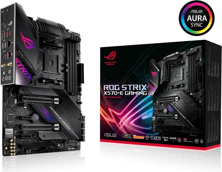 Actual product image ASUS Rog Strix X570-E Gaming (AM4, AMD X570, ATX)