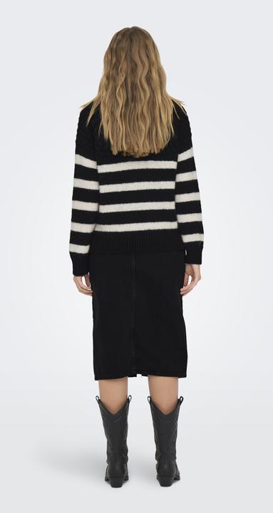 Image du produit Only ONLBILLIE LIFE LS STRIPE O-NECK EX KNT Pull en maille (XS)