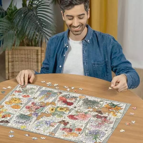 Produktbild Ravensburger Garden Flowers 1000p - (10217485) (1000 Teile)