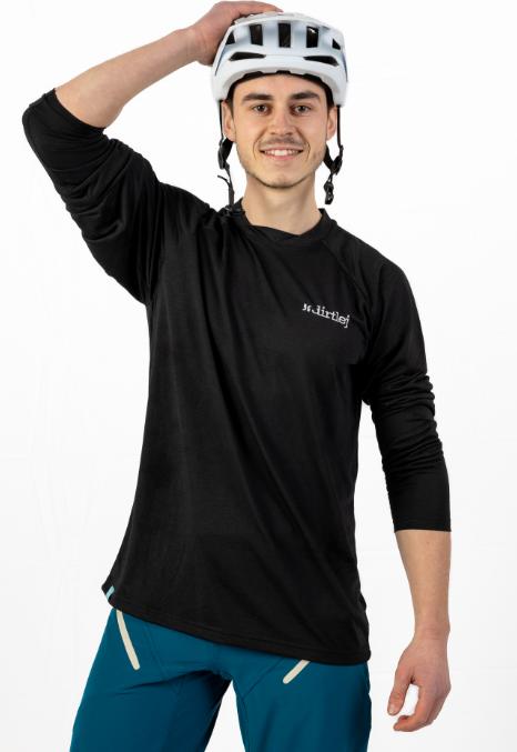 Image du produit dirtlej Mountee Men Long, Longsleeve Jersey, black (XL)