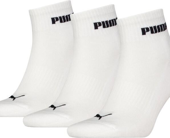 Puma Cushioned Quarter Socken (3er Pack, 39 - 42)
