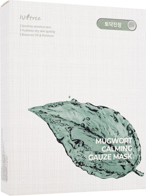 Isntree Mugwort Calm Gauze soothing mask (Mask) 10 pcs