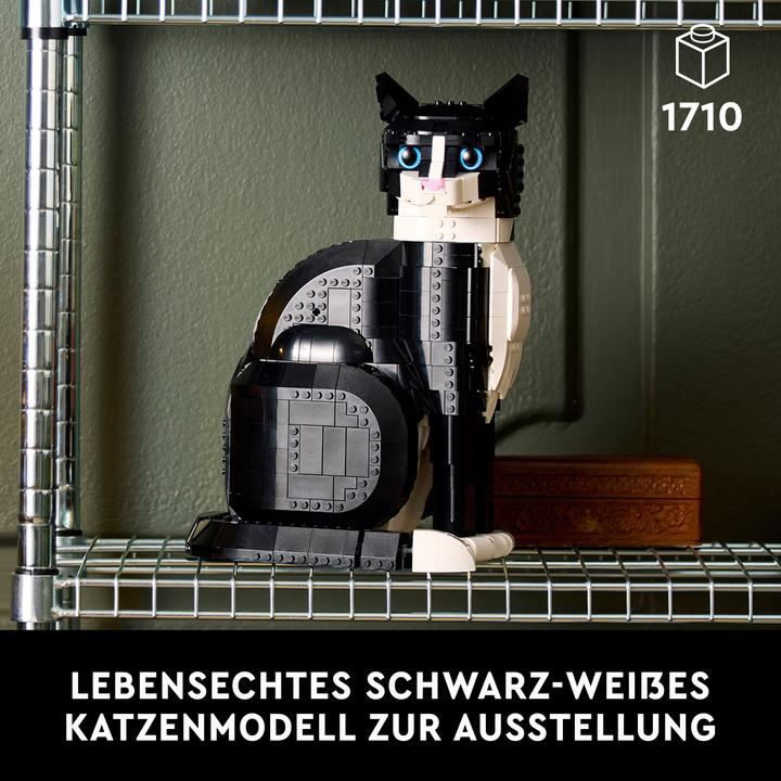 Image du produit LEGO Chat noir et blanc (21349, LEGO Ideas, LEGO difficiles à trouver)