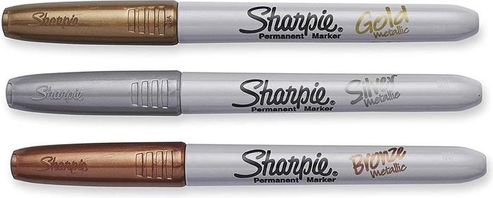 Image du produit Sharpie Feiner Permanentmarker (Argent, 1.40 mm, 3 x)