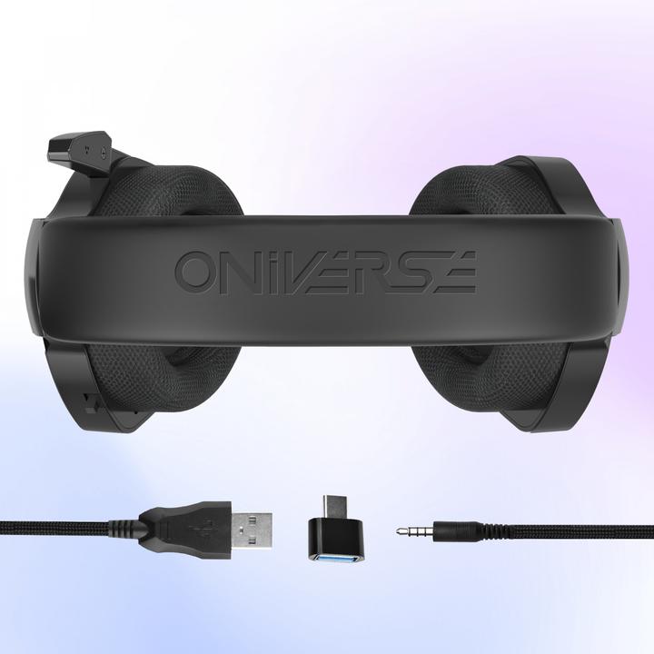 Image du produit Oniverse Gaming Headset Meteor - Carbon Black (Filaire)