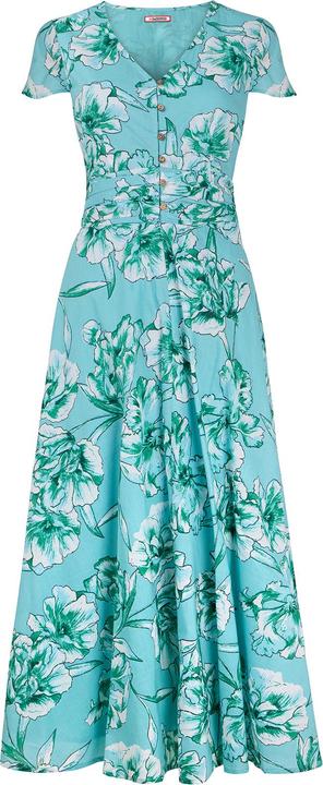 Actual product image Joe Browns Button Through Short Sleeve Floral Dress