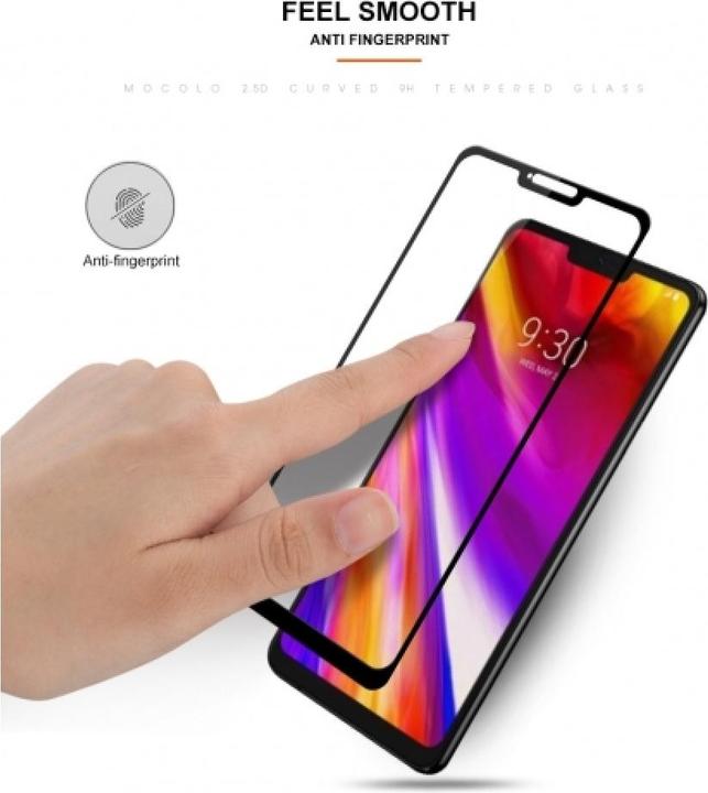 Produktbild Screenguard LG G7 ThinQ Full Screen Panzerglas Schutzfolie 2.5D 9H (1 Stück, LG G7 ThinQ)