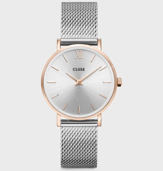 Immagine prodotto Cluse Minuit Mesh Rosé (Orologio da polso analogico, 33 mm)