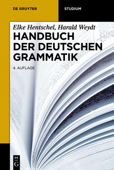 Produktbild Handbuch der deutschen Grammatik (Deutsch, Elke Hentschel, Harald Weydt)