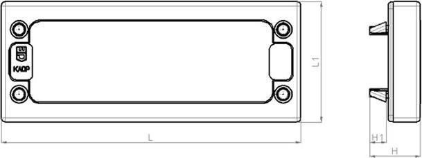 Actual product image Jacob Cable entry plate Clamp