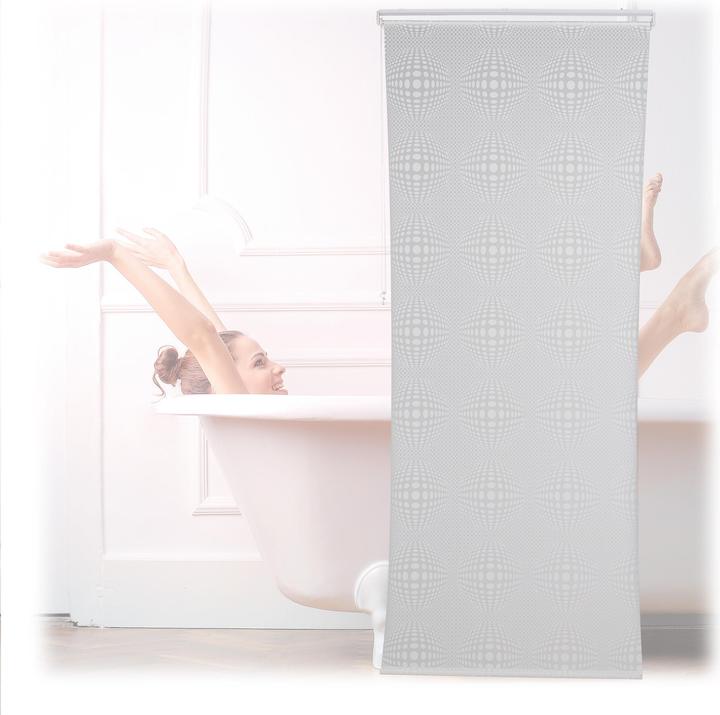Relaxdays Shower roller blind (100 x 4.5 x 245 cm)