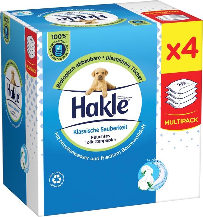 Hakle Klassische Sauberkeit (168 Stück)