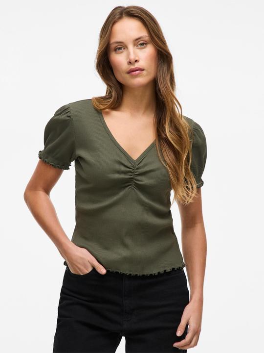 Actual product image Vila V-Ausschnitt Oberteil mit kurzen Ärmeln (S)