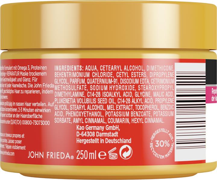Image du produit John Frieda Masque de soin profond et de réparation (250 ml)