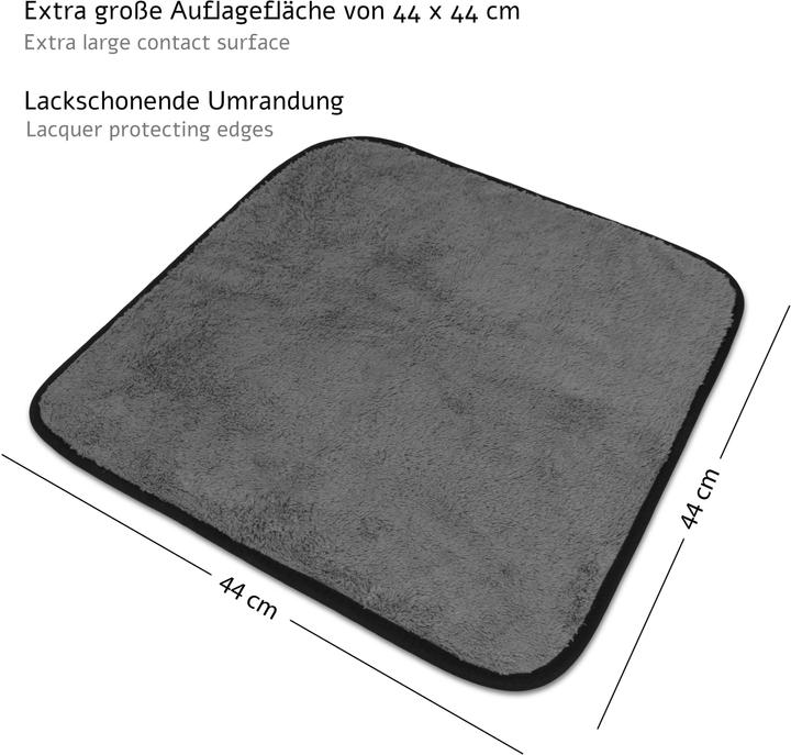 Normani 6 Stück Poliertuch Superflausch-Mikrofasertuch (44 x 44 cm)