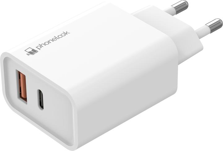 Produktbild PhoneLook Schnellladegerät 25W USB-A und USB-C Dual-Netzadapter (25 W)