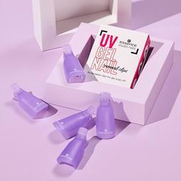 Actual product image essence Nagellackentferner Studio Nails UV Gel Nail Clips 5 Stück
