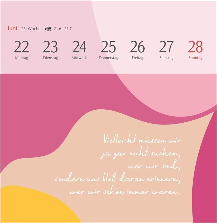 Produktbild Harenberg Clara Louise: Die Sonne in Orange getaucht Premium-Postkartenkalender 2026 - 53 Postkarten mit (Deutsch)