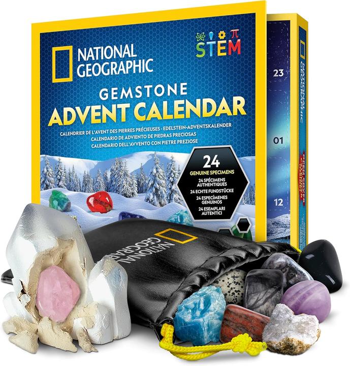 Actual product image National Geographic Gemstone Advent calendar