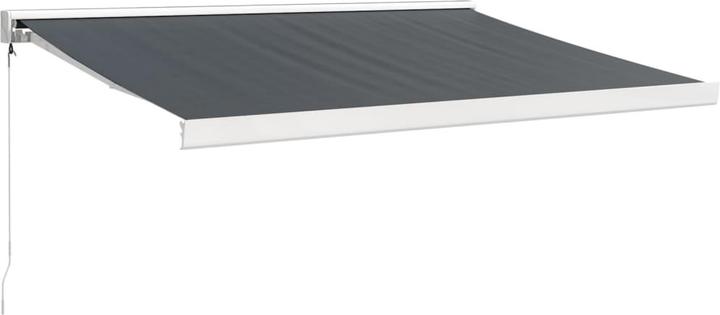 VidaXL Tenda a bracci articolati antracite 3x2,5 m in tessuto e alluminio (0.50 m)