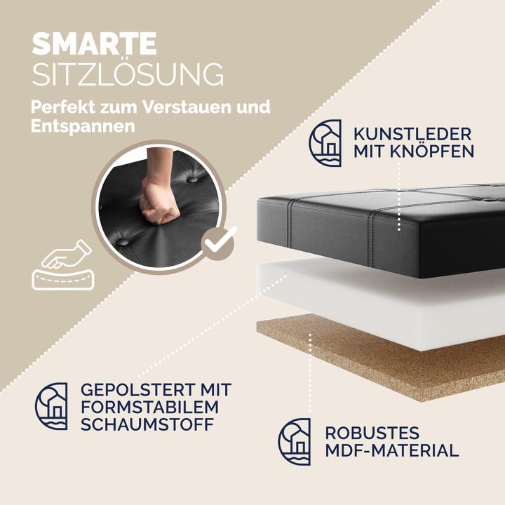 Actual product image Casaria Seat chest (115 cm)