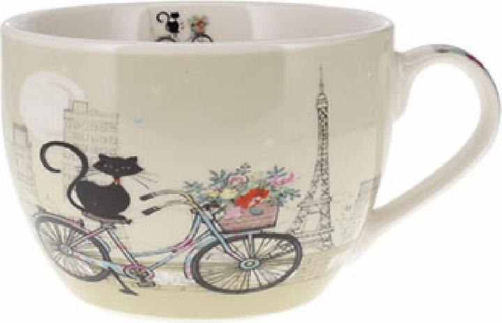 Produktbild Kiub tasse mit henkel + schachtel art paris chat vélo (500 ml, 1 x)