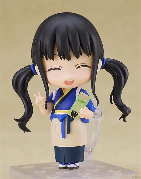 Actual product image Good Smile Company Lycoris Recoil Nendoroid figurine Takina Inoue: Cafe LycoReco Uniform Ver. 10 cm