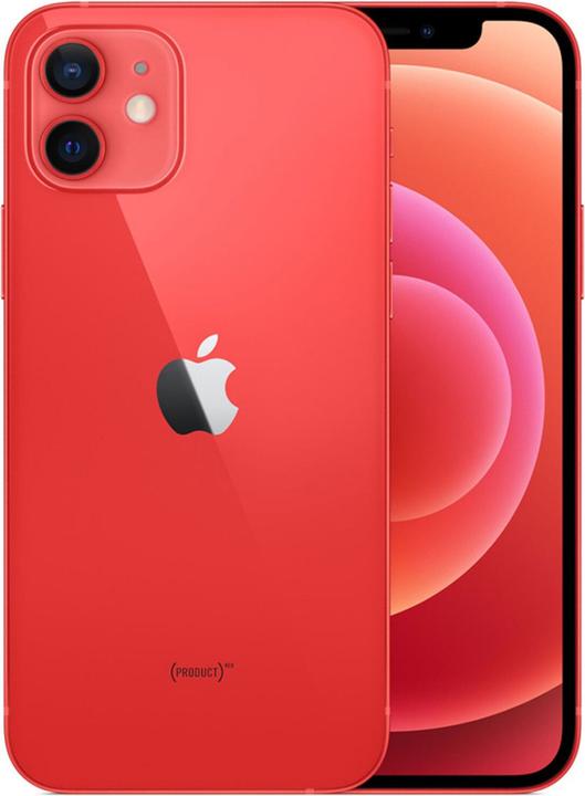 Produktbild Re!commerce iPhone 12 (64 GB, Rot, Red, 6.10", 12 Mpx, Single SIM, A / Wie neu)
